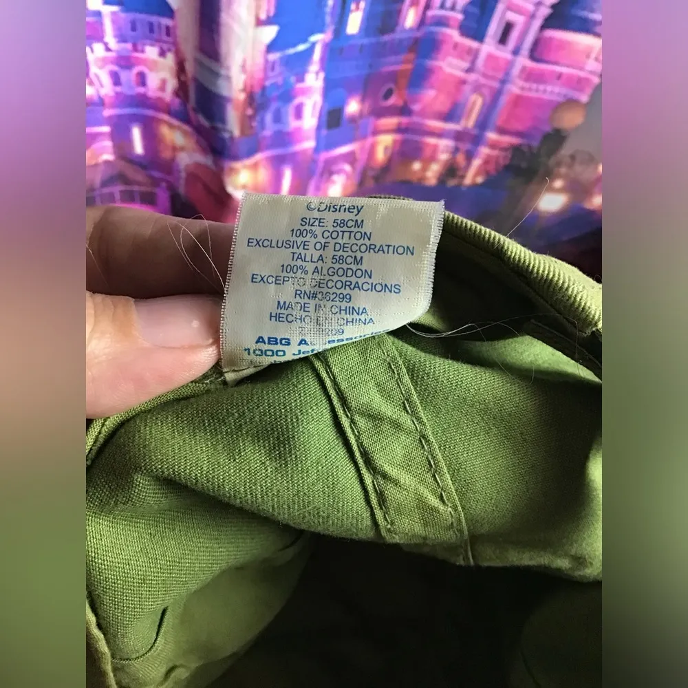 Disney Mickey Mouse vintage looking army green hat - Image 6