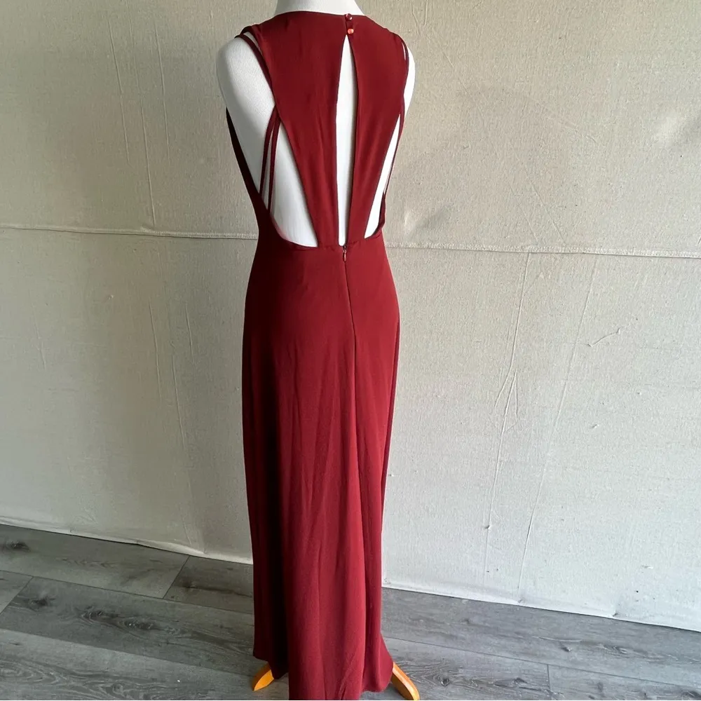 F21 NWT maxi dress cutout back Holiday S - Image 2