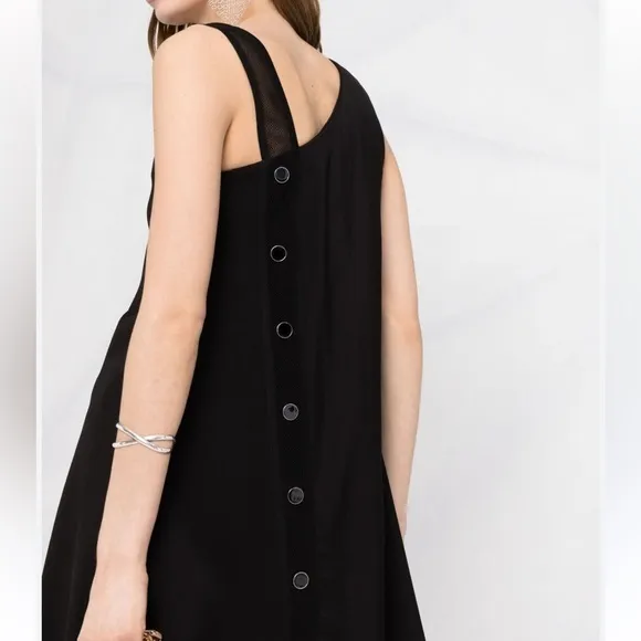 Just Cavalli  Black Sheath Asymmetric Dress Size‎ 38 - Image 3