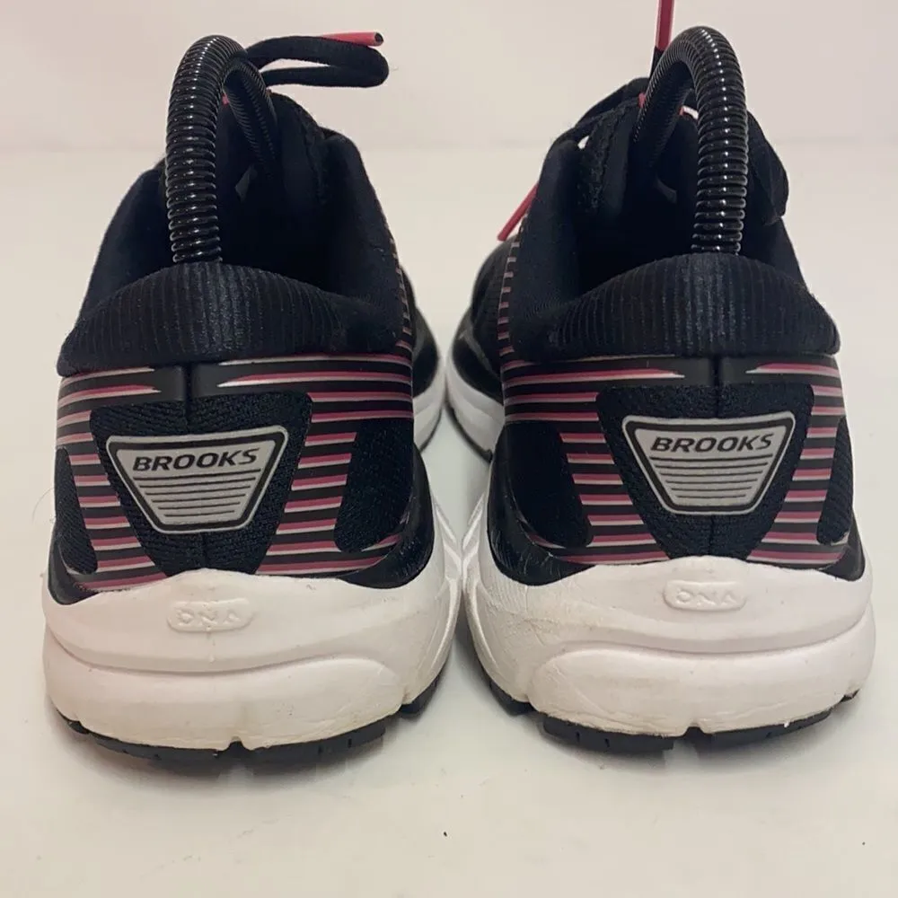 Brooks Addiction 14 Women's Black/Hot Pink/Silver Size 8.5M B64 - Image 7