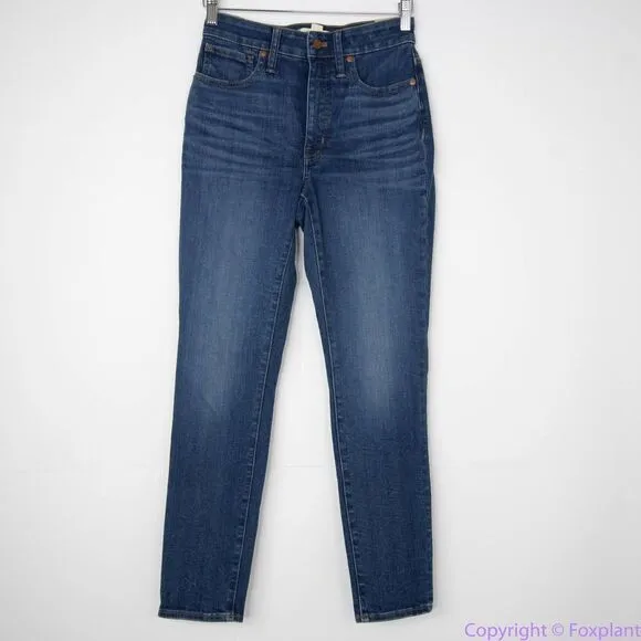NEW Madewell Curvy‎ High-Rise Skinny Jeans in Lanette Wash, 26 - Image 3