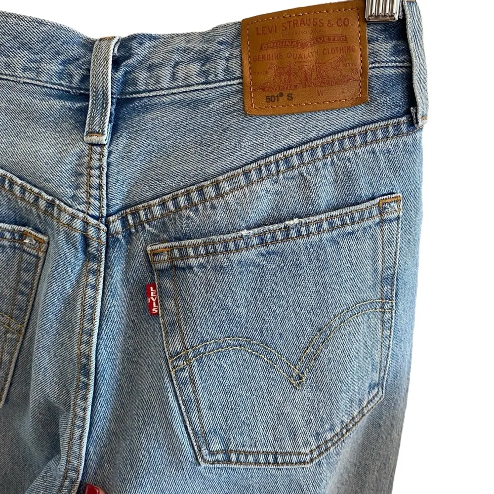 Levi’s 501 High Rise Skinny Jeans In Medium Blue Wash - Image 10