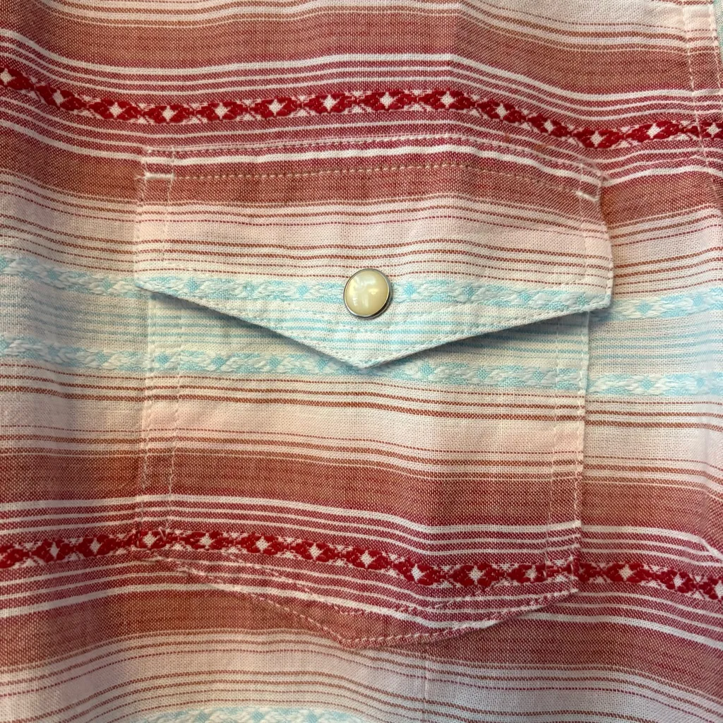 Ariat REAL women's savannah snap long sleeve western shirt size XL - Image 7