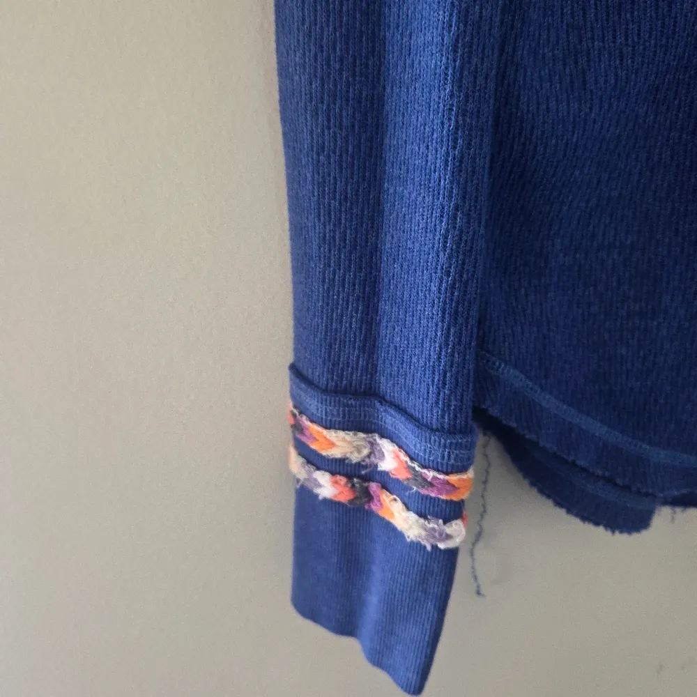 We The Free Royal Blue Rainbow Henley - Image 3