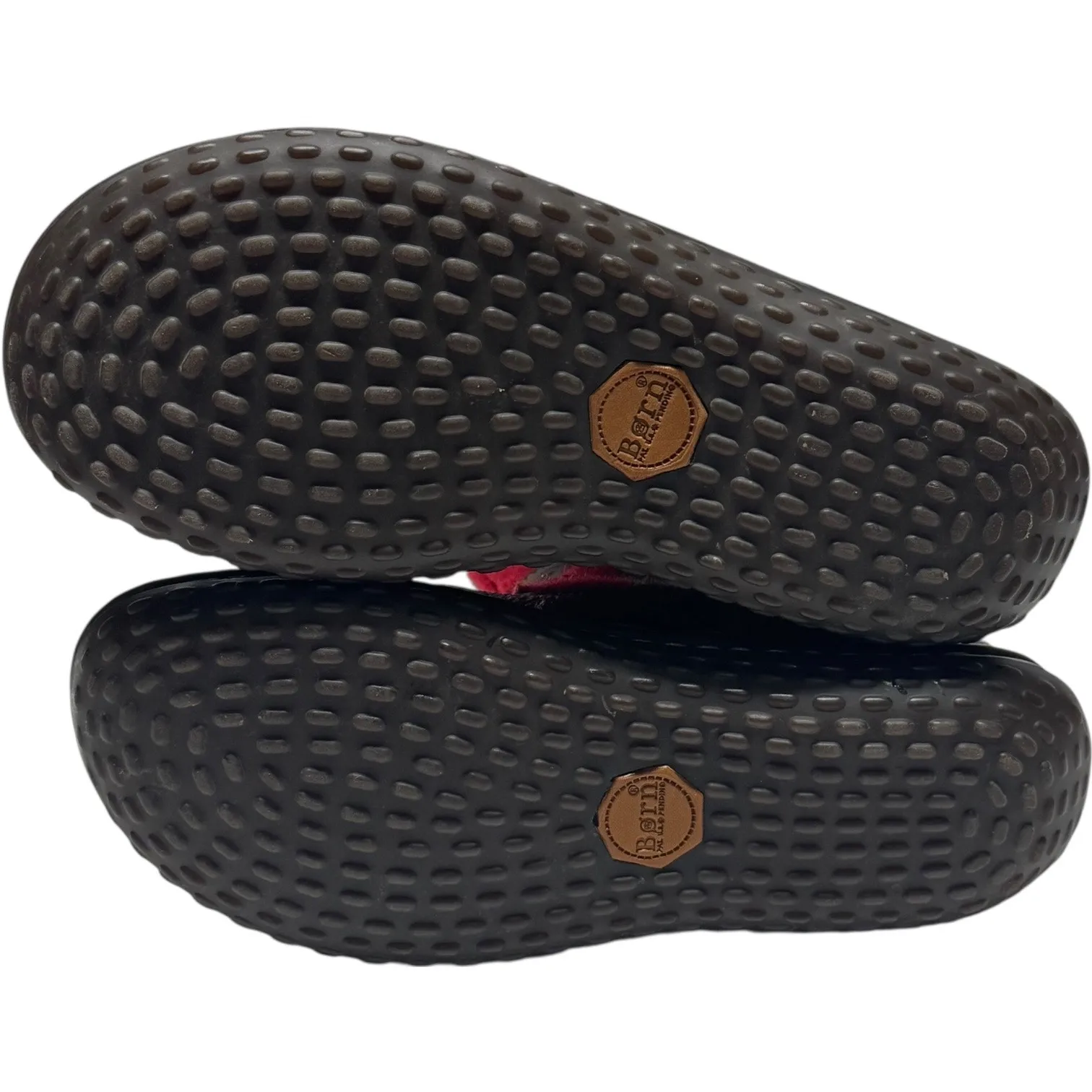 Born Tizoc Indain Blanket Mid Calf Boots Leather Wool Men 8 Women 6.5 Brown - Image 10