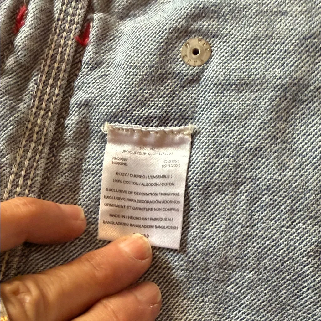 Dickies Classic Blue Denim overalls xl - Image 6