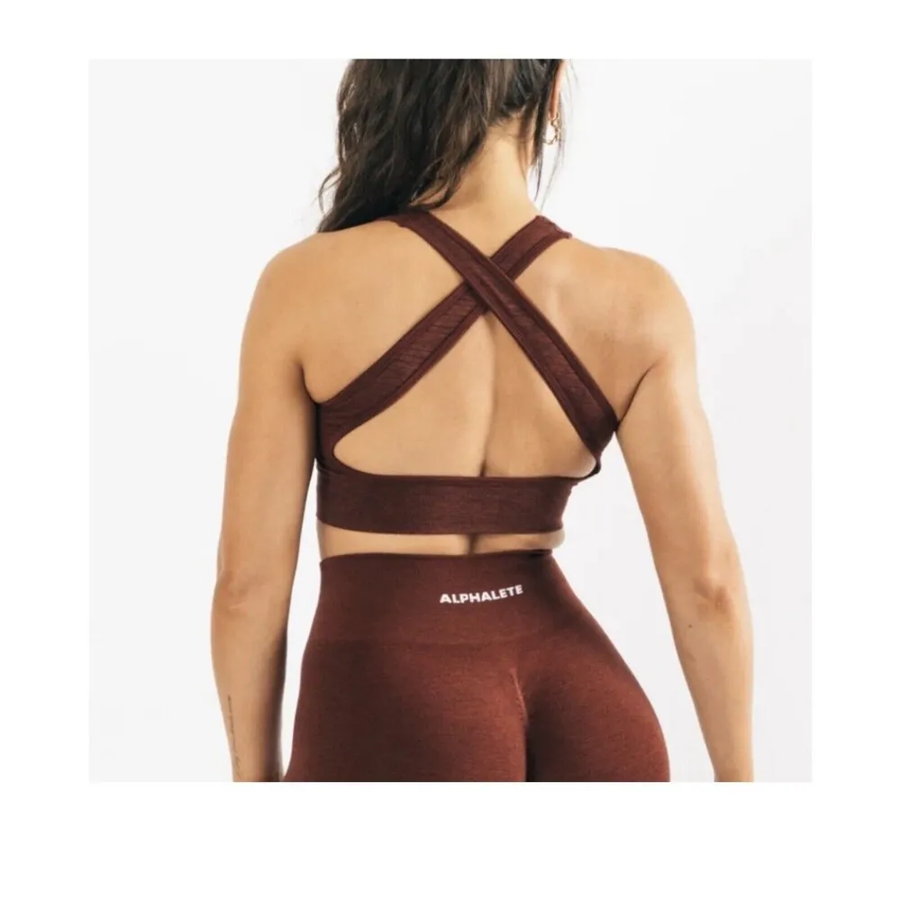 Alphalete Women’s Vault Bra - Copper, Size XS - Image 2