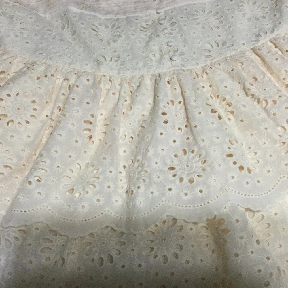 ASOS Luxe Curve White‎ Lace Dress Size 26 Long Sleeve Boho Fairycore Victorian - Image 7