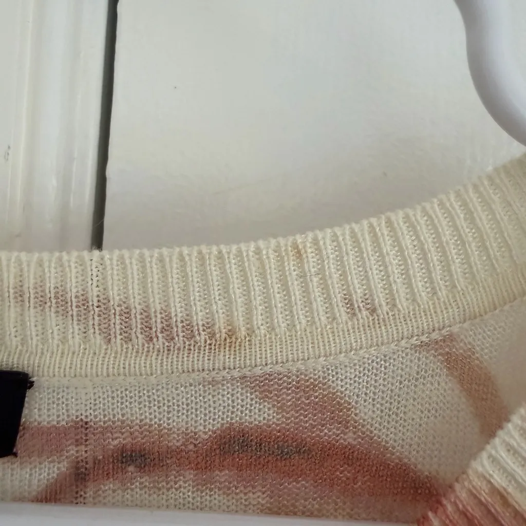 Talbots Women’s Cardigan XL Floral Linen Blend 3/4 Sleeves NWOT Lightweight - Image 5