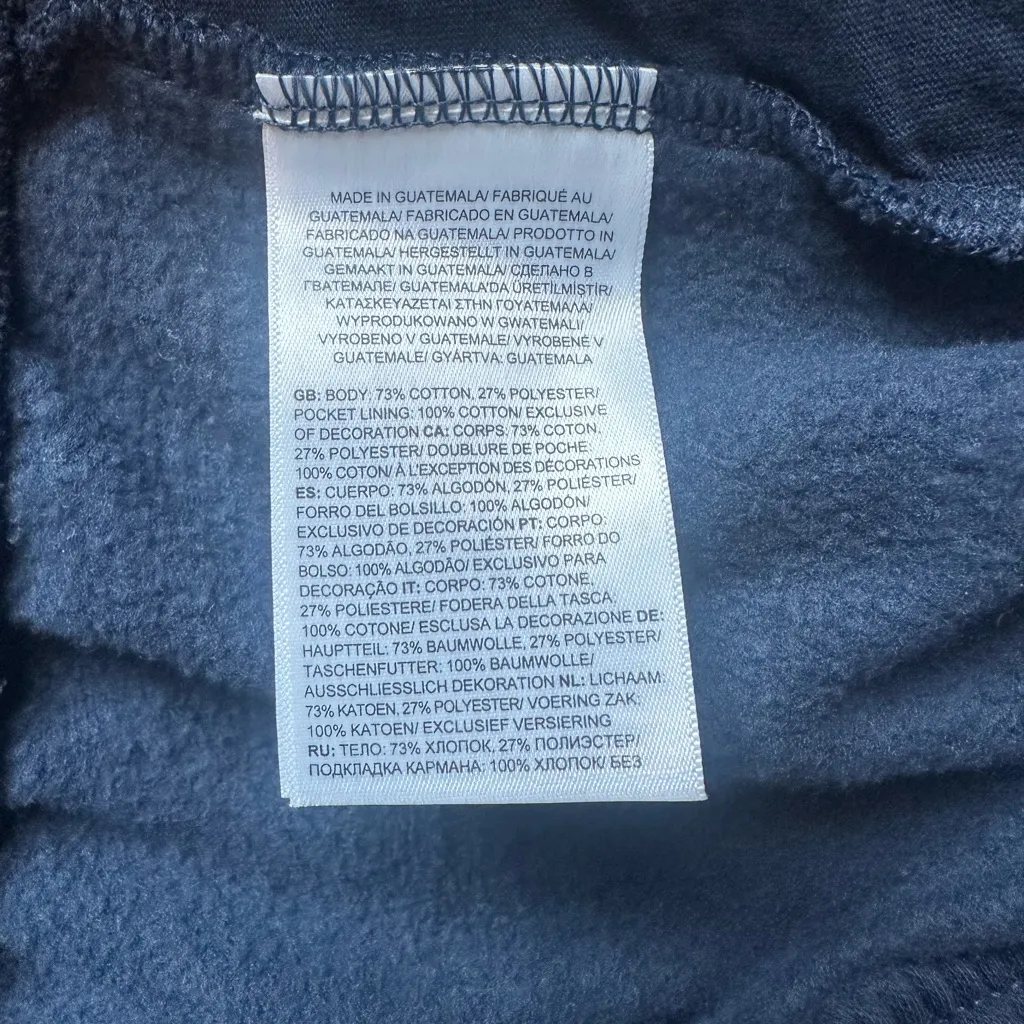 The North Face Half Dome Fleece Shorts Navy Size Large - Image 4