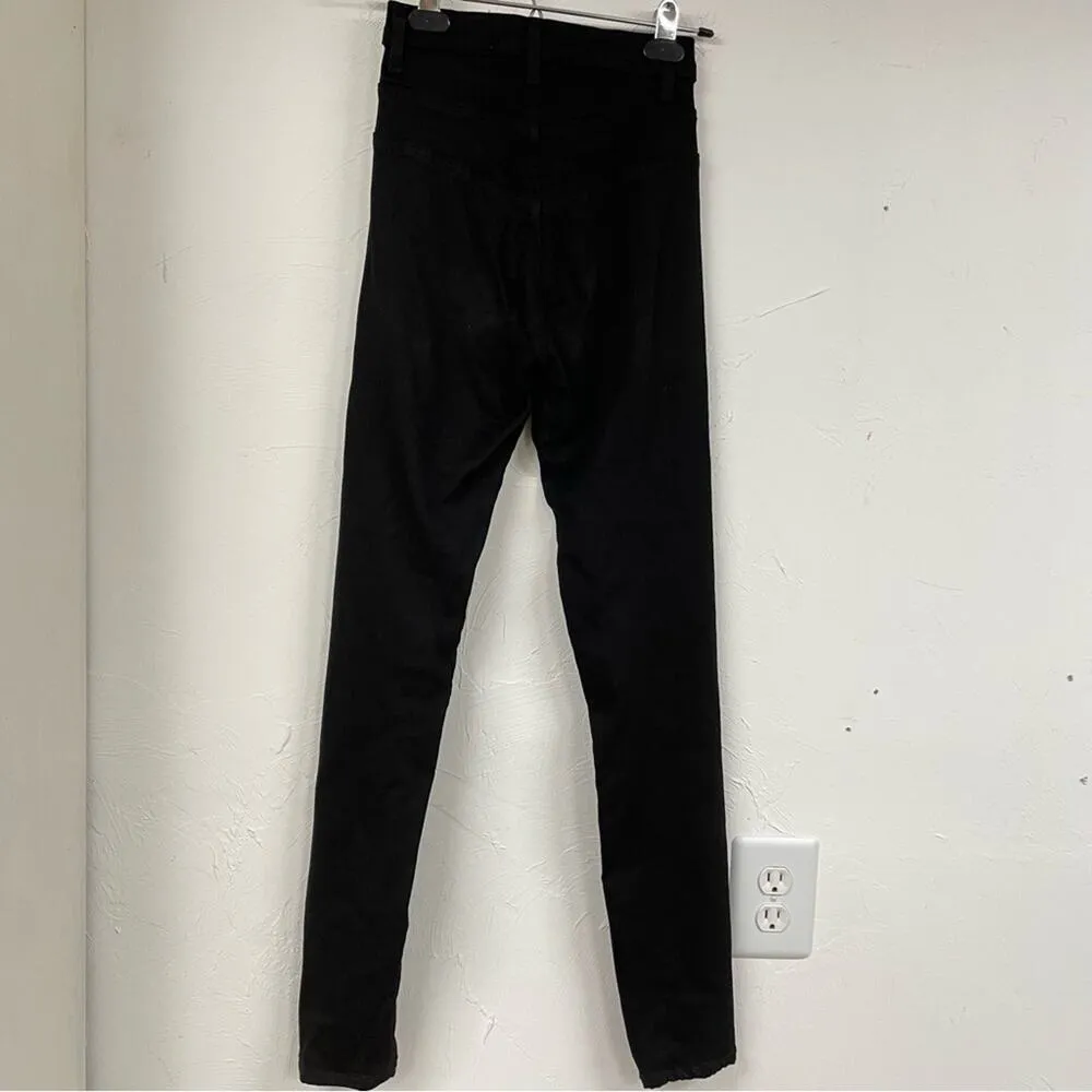 Reformation Black Womens High Rose Stretch Jeggings Leggings 24 Skinny Jeans - Image 3