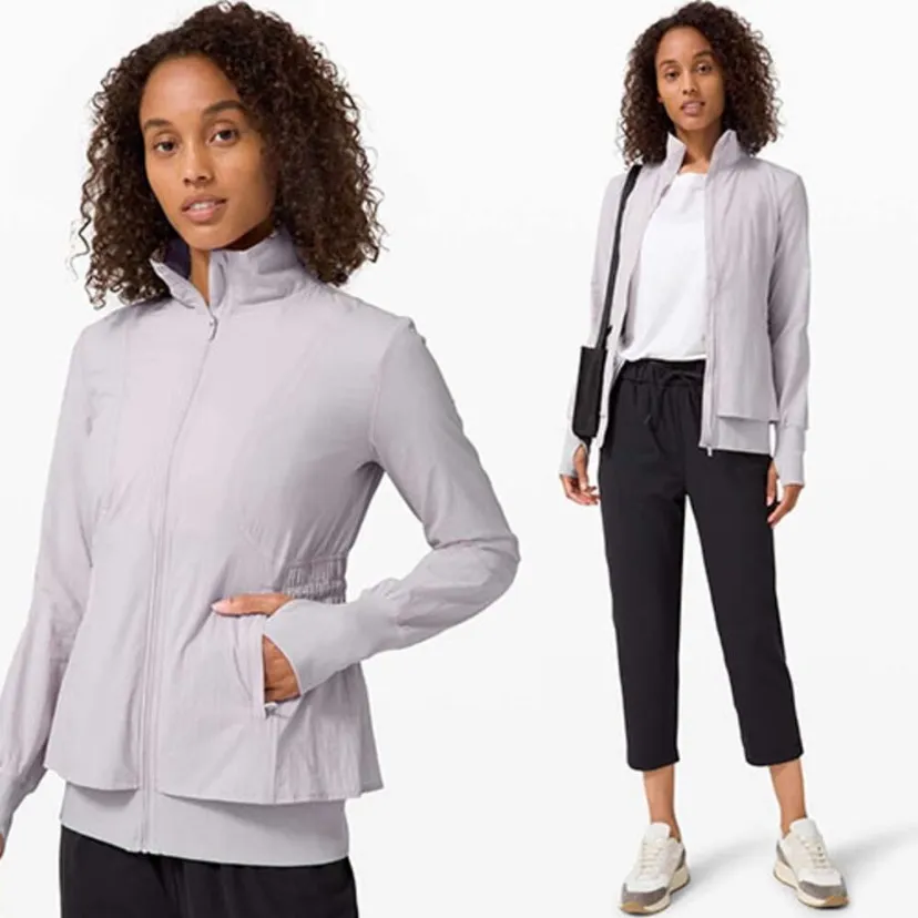 $128 Lululemon Sights Seen Jacket- Chrome  iced lavender 8 - Image 2