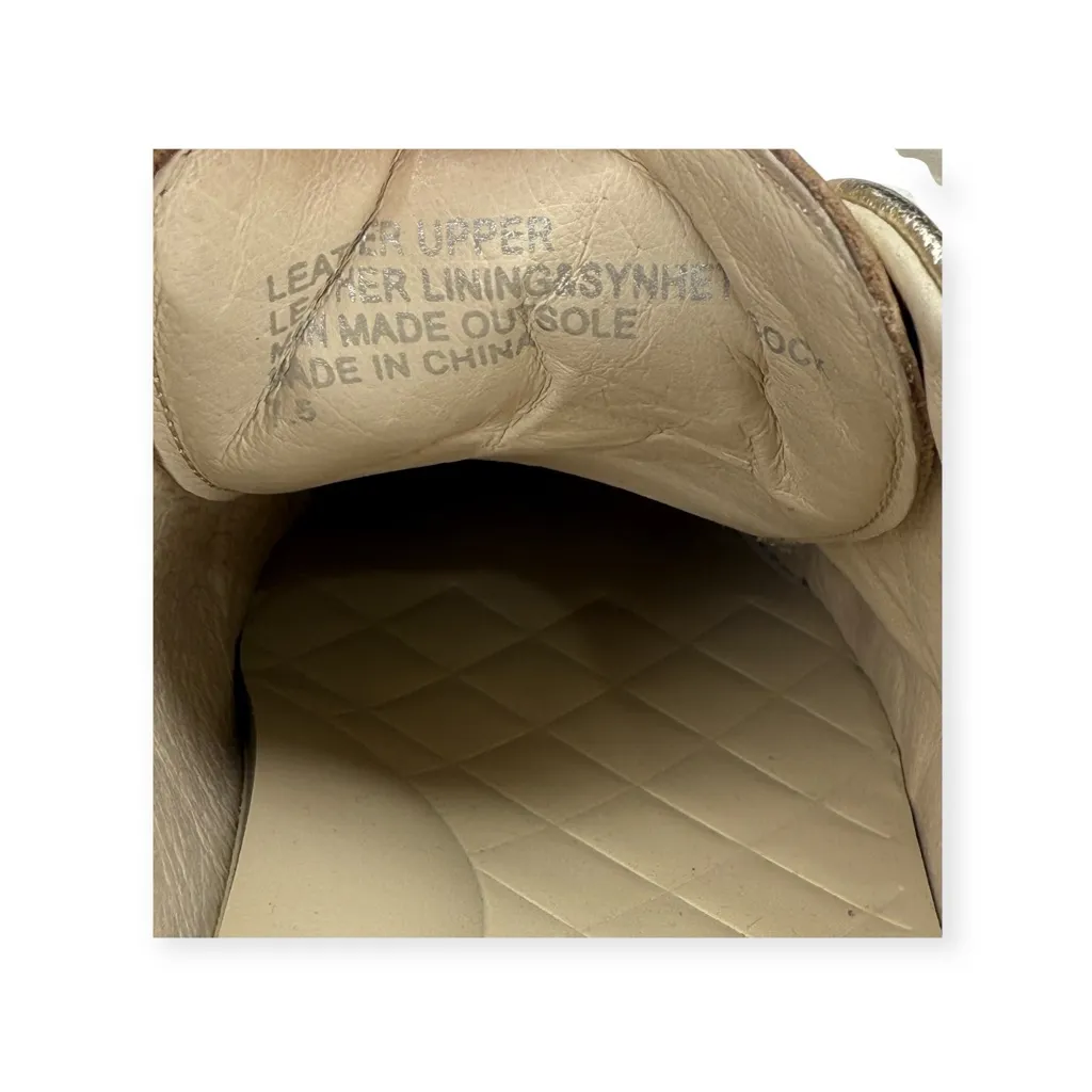 HTF: Birdies 𐦖 The Cardinal Luxe Metallic Leather Sneaker 𐦖 Mica [Gold] 𐦖 7.5 - Image 14