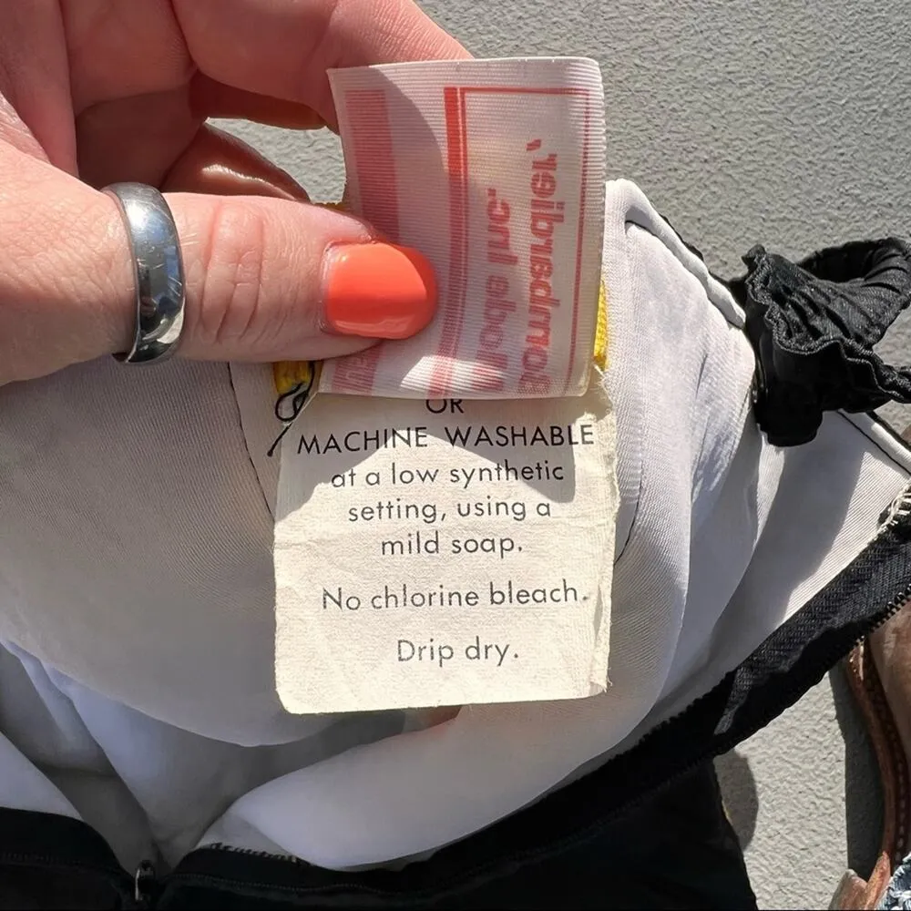 Vintage 70s Bombardier Mode Inc Ladies High Fashion Suit snow ski winter Black Size M - Image 10