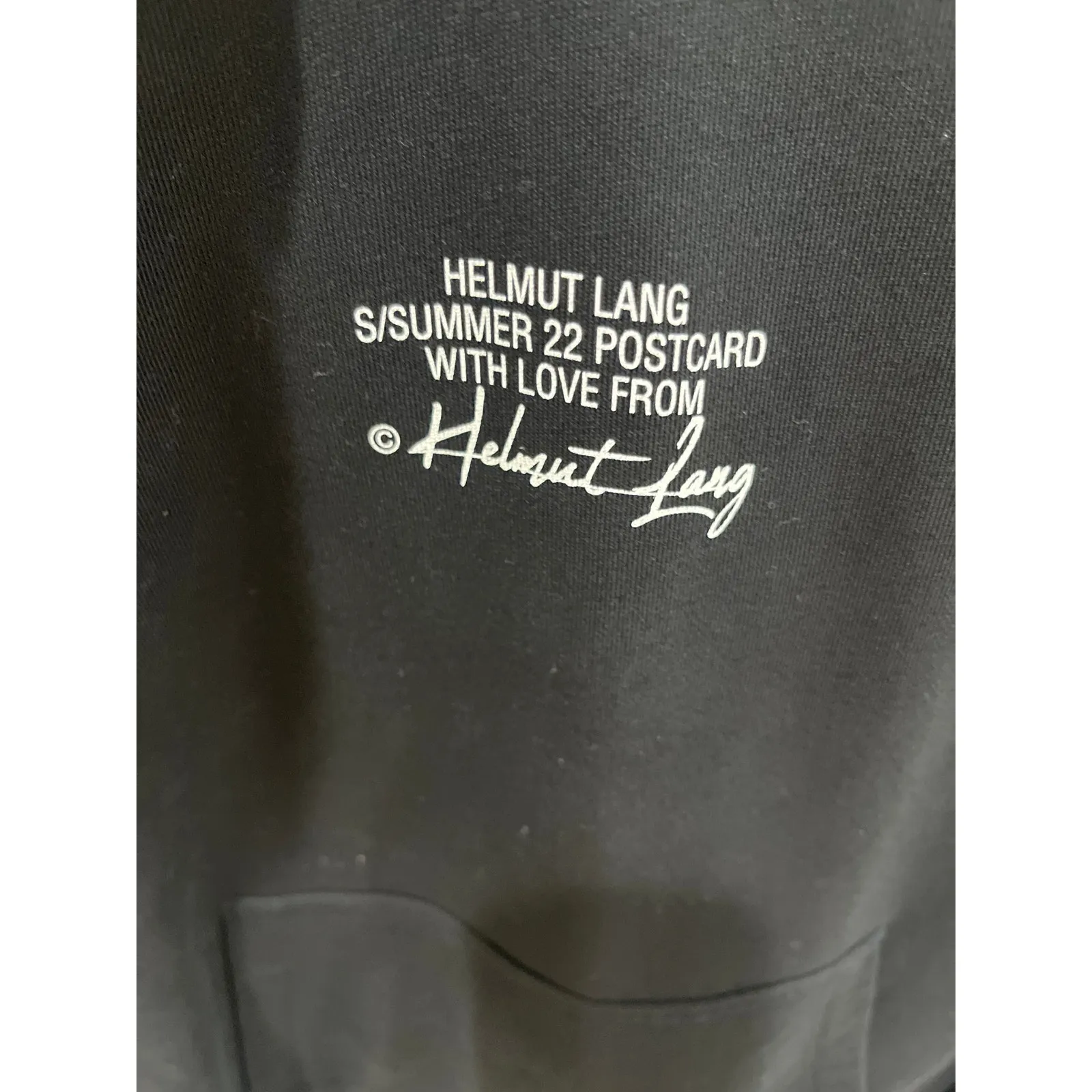 Helmut Lang Women's Helmut Lang Black Summer 2022 Postcard Hoodie Sz L - Image 4