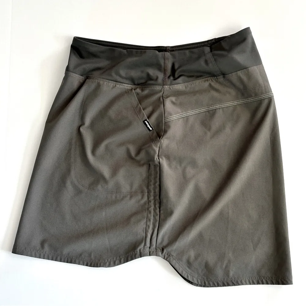 Patagonia Tech Skort XS Gray | Athletic Hiking Travel Skirt - Image 8