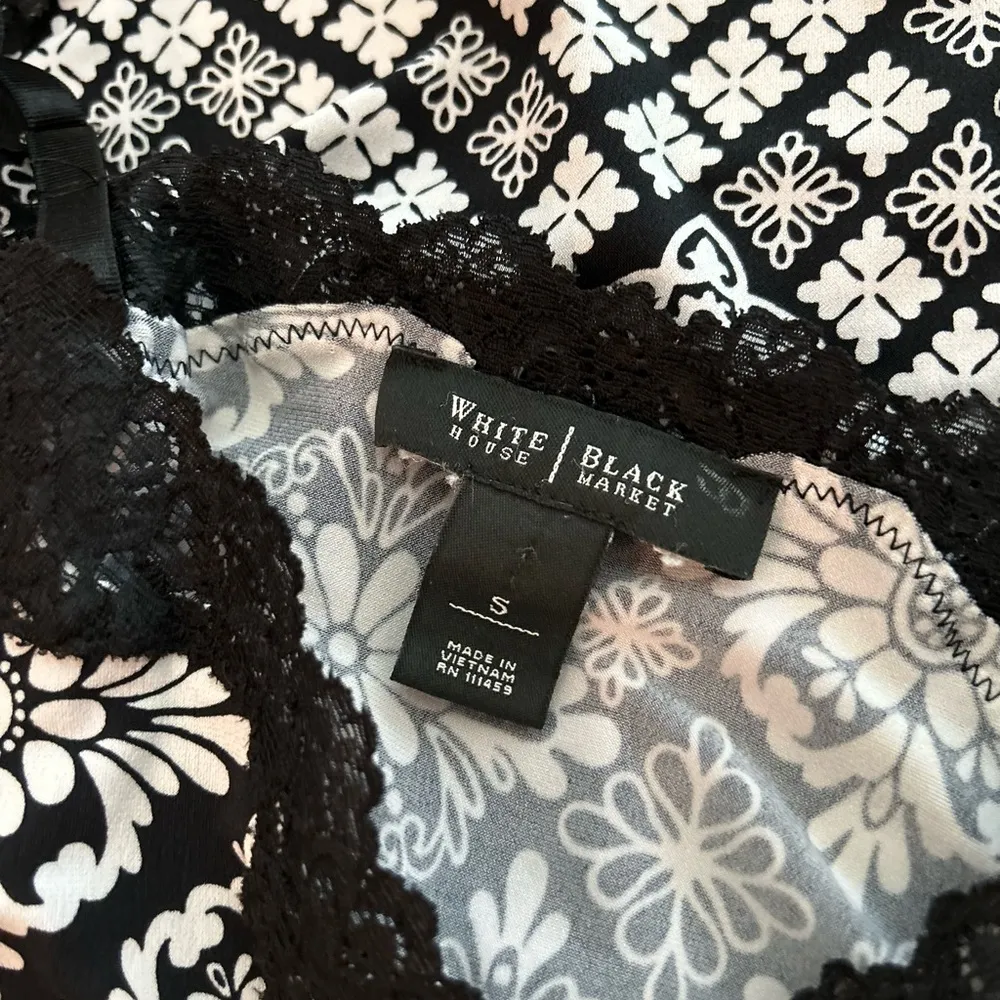 WHBM black and white Camisole Tank Small - Image 7