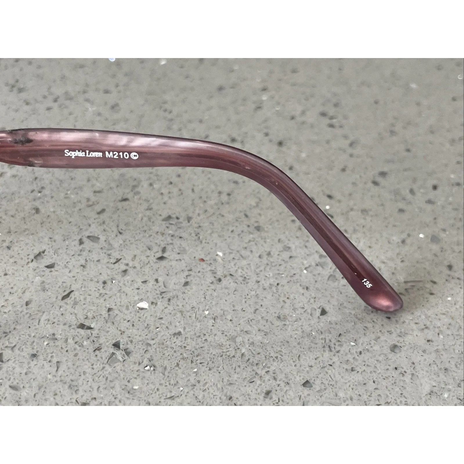 SOPHIA LOREN Bronze Eyeglass Frames ONLY M210 Zyloware 118 Violet 52 - Image 6