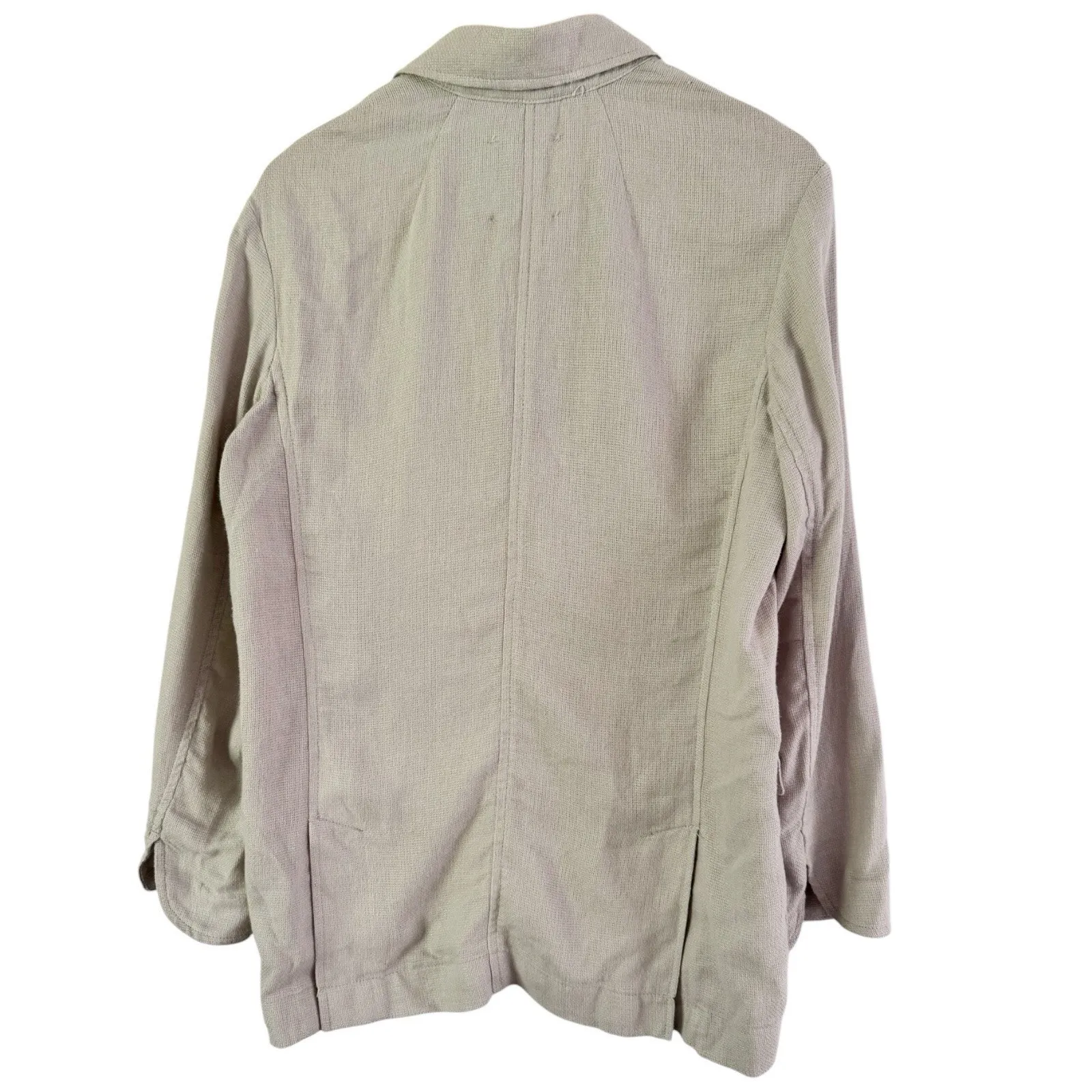 Madewell Breezewoven Larson Linen Blazer Womens Size Small Ashen Sage - Image 5