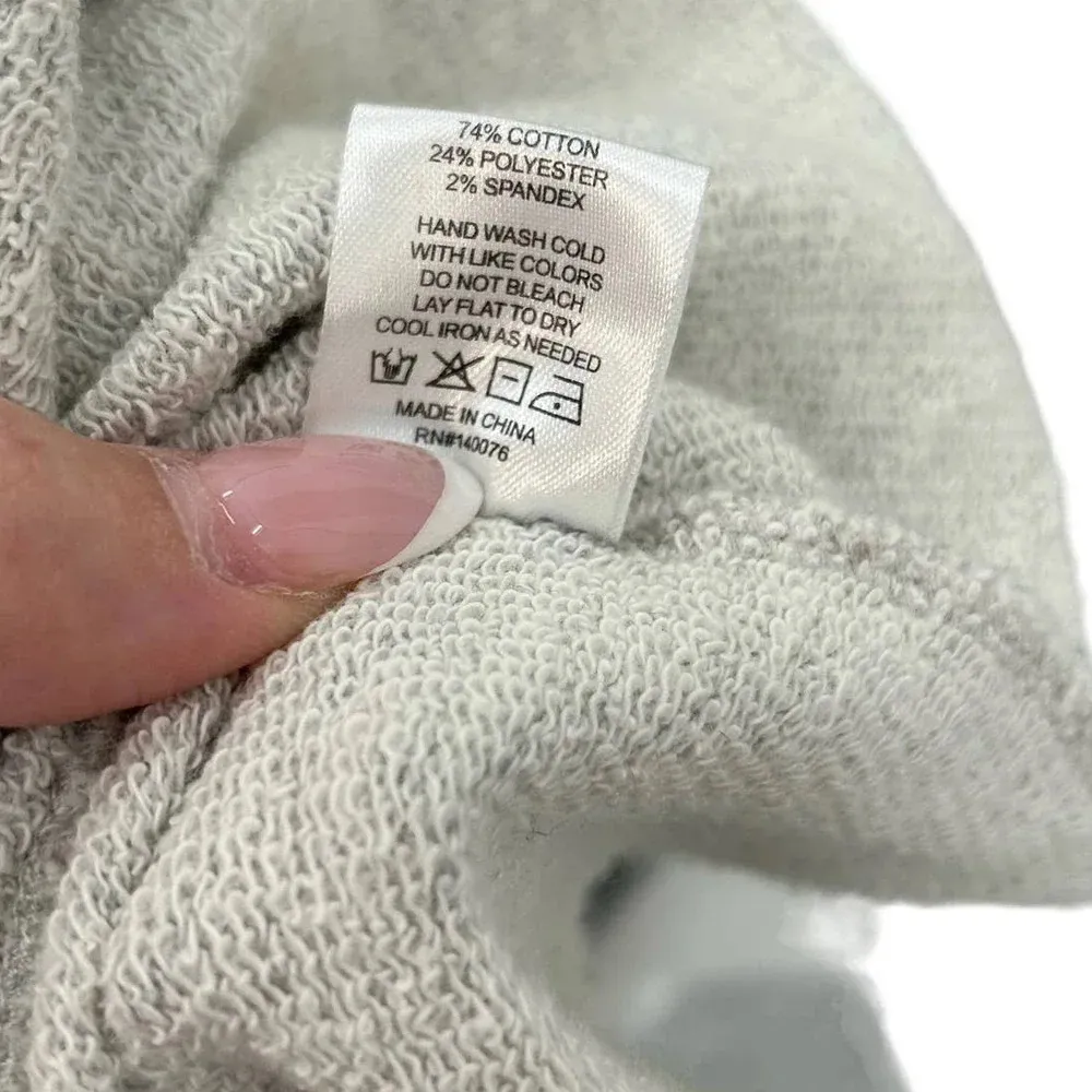 Generation Love Laurie Lace-Up Pullover Sweatshirt Gray Size Small - Image 7