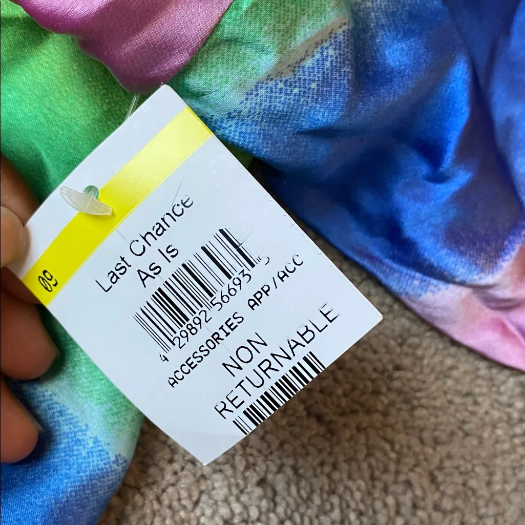 BP  Satin Multicolor Button Down Long Sleeve Blouse SIZE S - Image 5