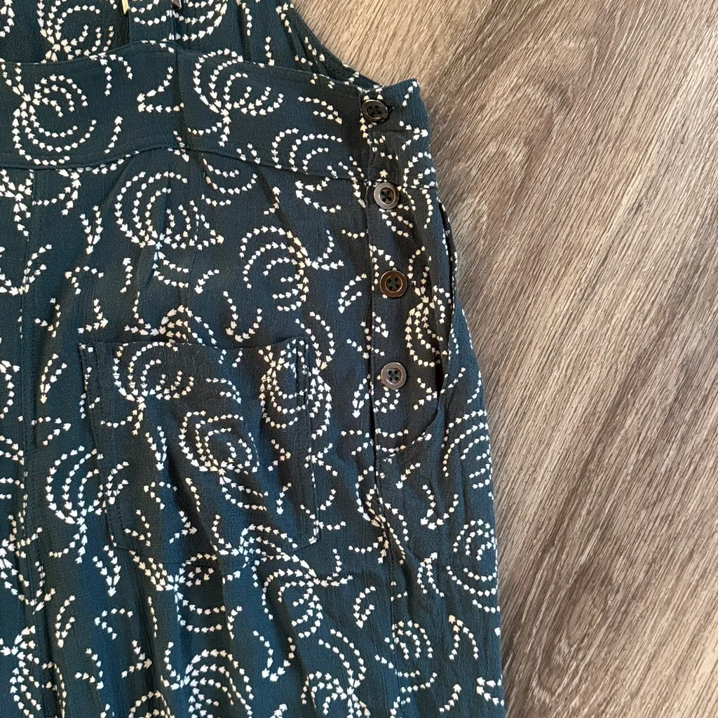 Maeve Tidal Jumpsuit Anthropologie Cropped Overalls Printed - Image 12