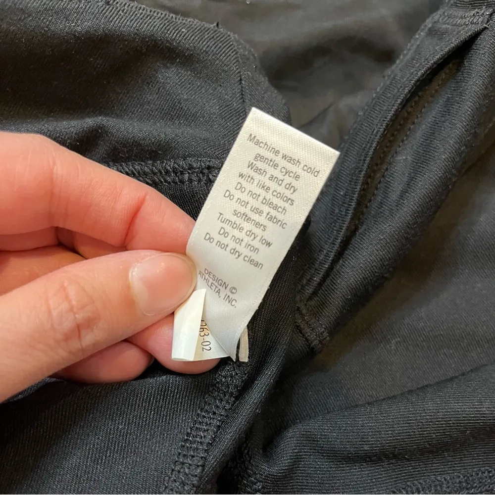 Black Athleta Shorts M Ruffle / Tulip Skort Running Yoga Atheticwear exercise - Image 12