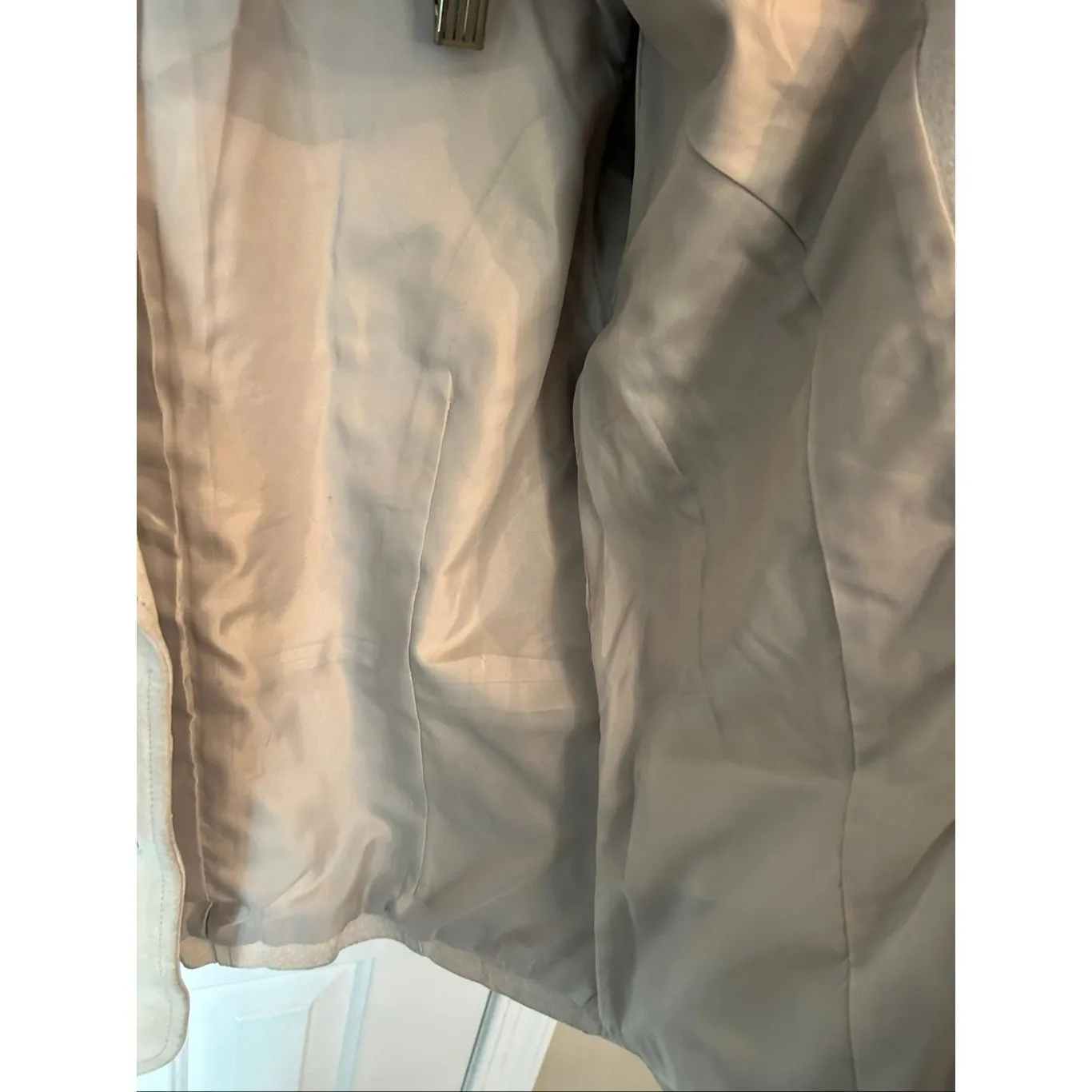 Relativity tan suede/leather jacket size small - Image 6