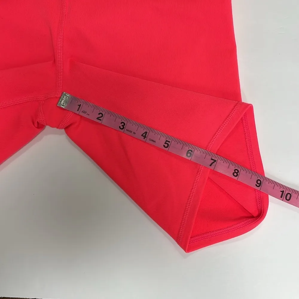 ALO Yoga 7" High-Waist Biker Short in Pink Lava Size XS - Image 8