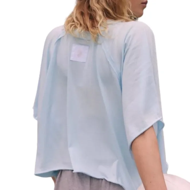 Free People Reflect Tee Blouse in Mediterranean Size M - Image 2