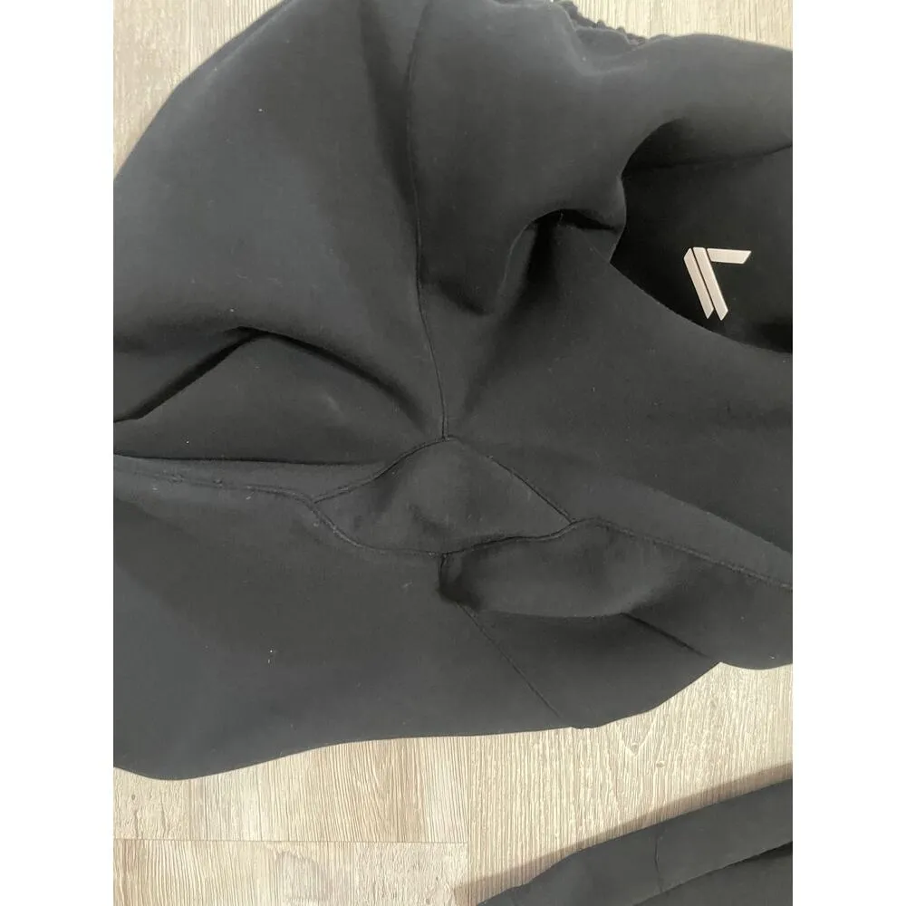 Alphalete women’s ELMTS black zip jogger size medium. - Image 12