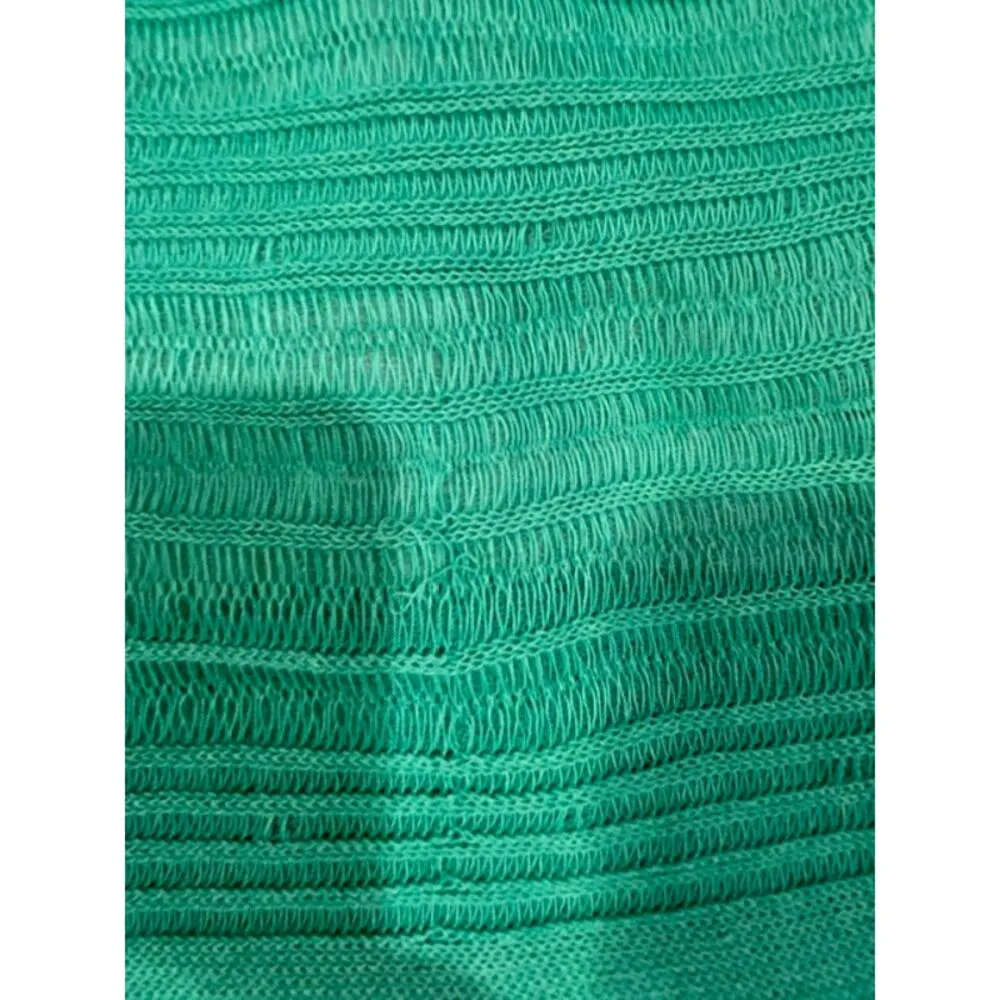 M MISSONI Green Open Knit Stripe Sweater Skirt Knee Length NWT Size 40 US 4 - Image 15
