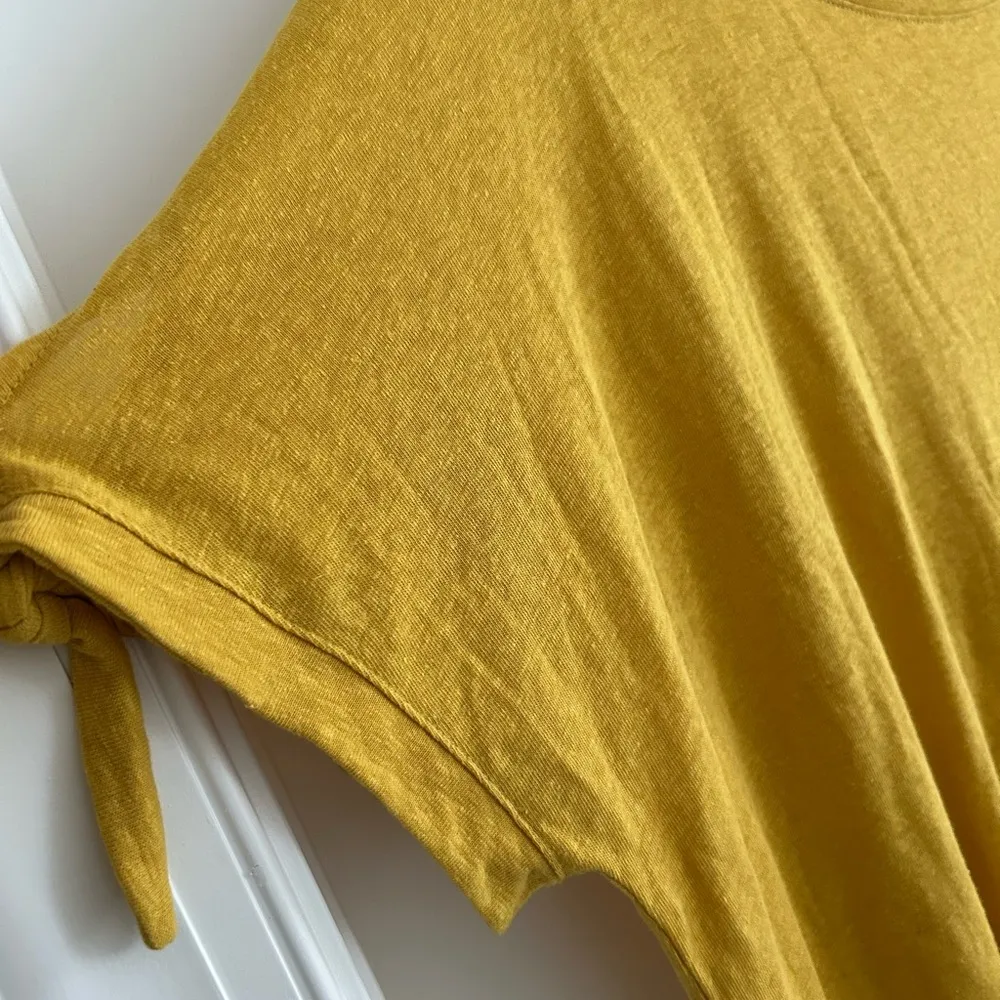 Ava and Viv Linen Top Yellow Size 2X - Image 6
