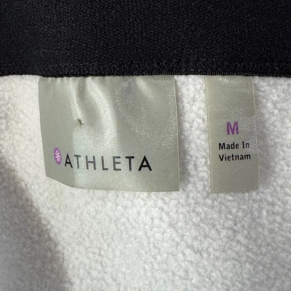 Athleta Medium Printed Tech Mini Skirt Fleece Lined Stretch Geometric Pull-On - Image 5