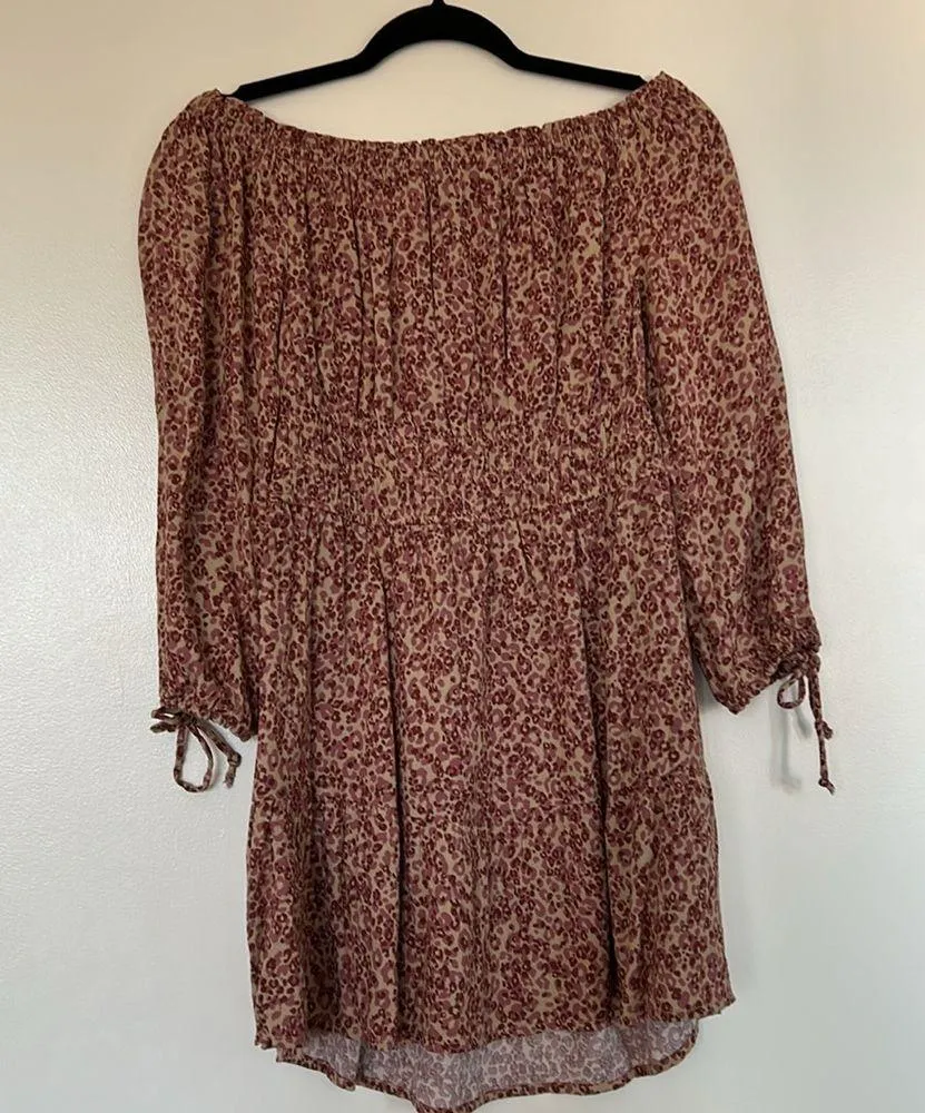 American Eagle Print Off the Shoulder Dress, Small, NWT - Image 7