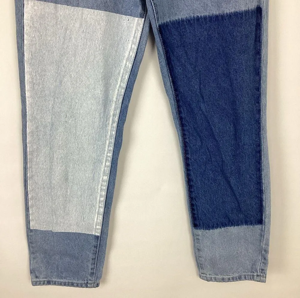 Princess Polly Colorblock Jeans Size 6 - Image 4