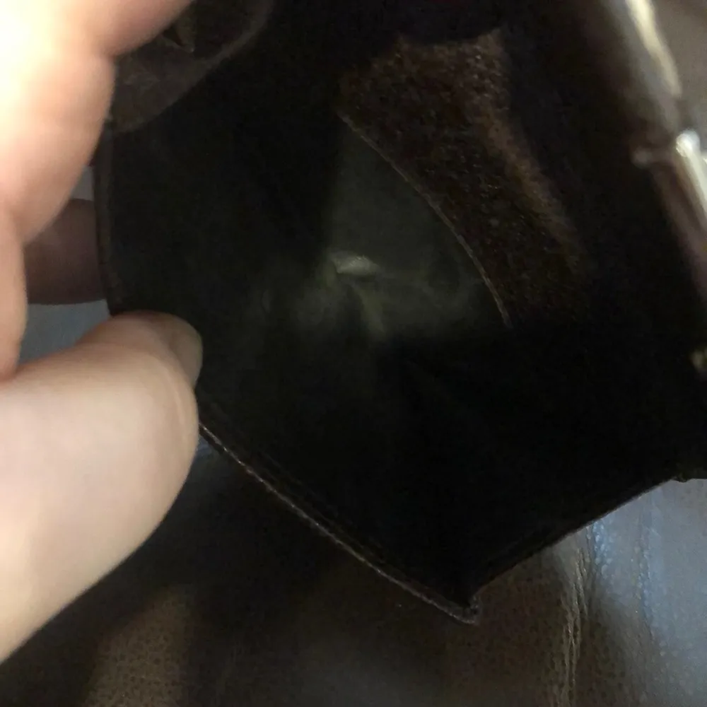 GUCCI GG Trifold Canvas Jacquard Wallet Brown Leather Accent Snap Closure - Image 15