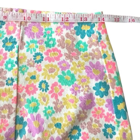 Wild Fable Multicolor Floral Mini Skirt Women’s Size 4 - Image 3