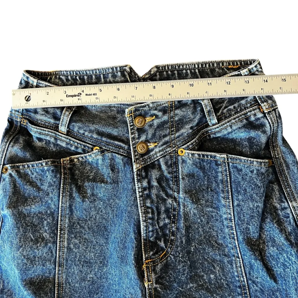 Rio by Stephen Mardon Vintage ‘80’s Acid Wash High Waisted Jeans Women’s Size 11 Blue - Image 8
