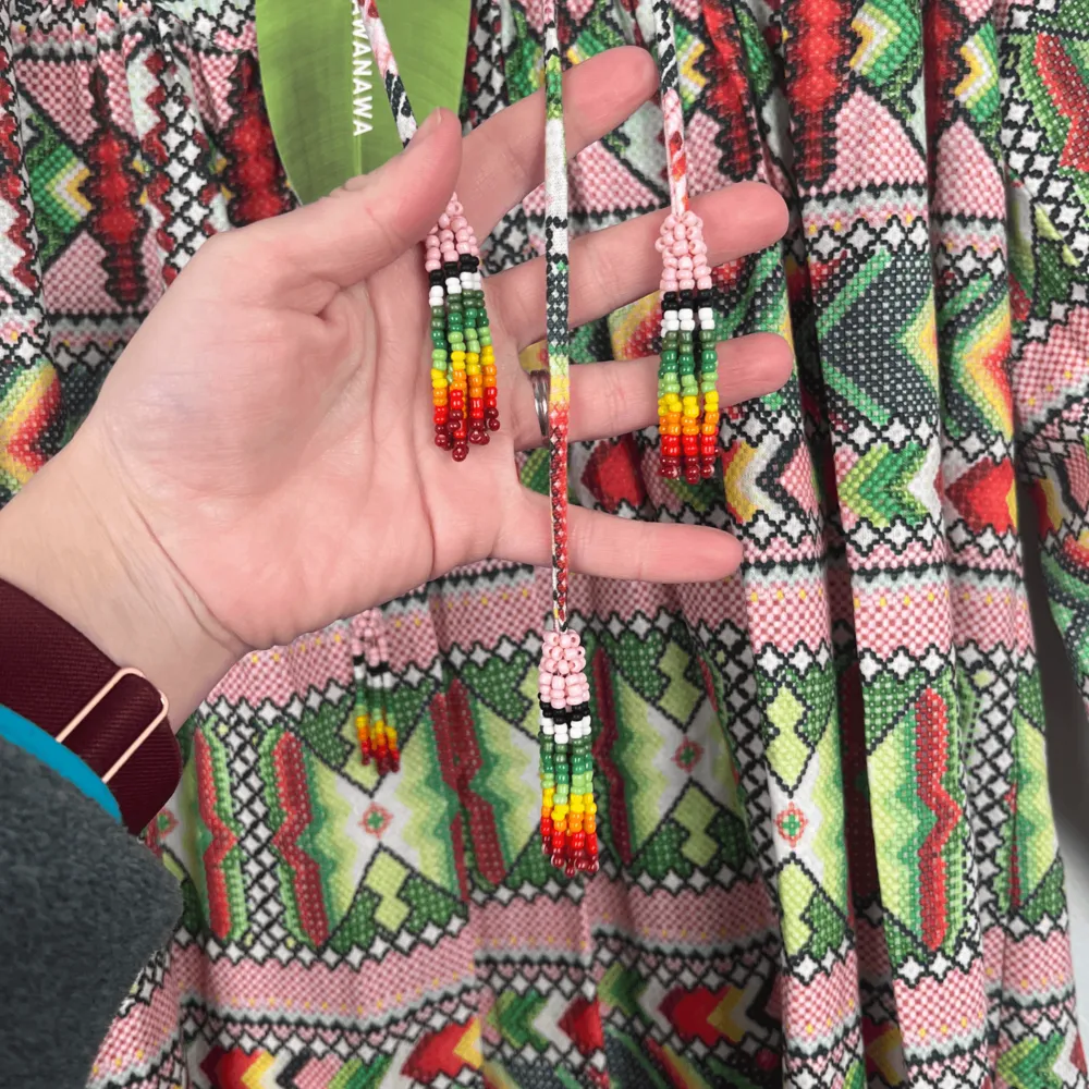 Farm‎ Rio Women's Amulet Dress Long Sleeve Sz S NWT - Image 4