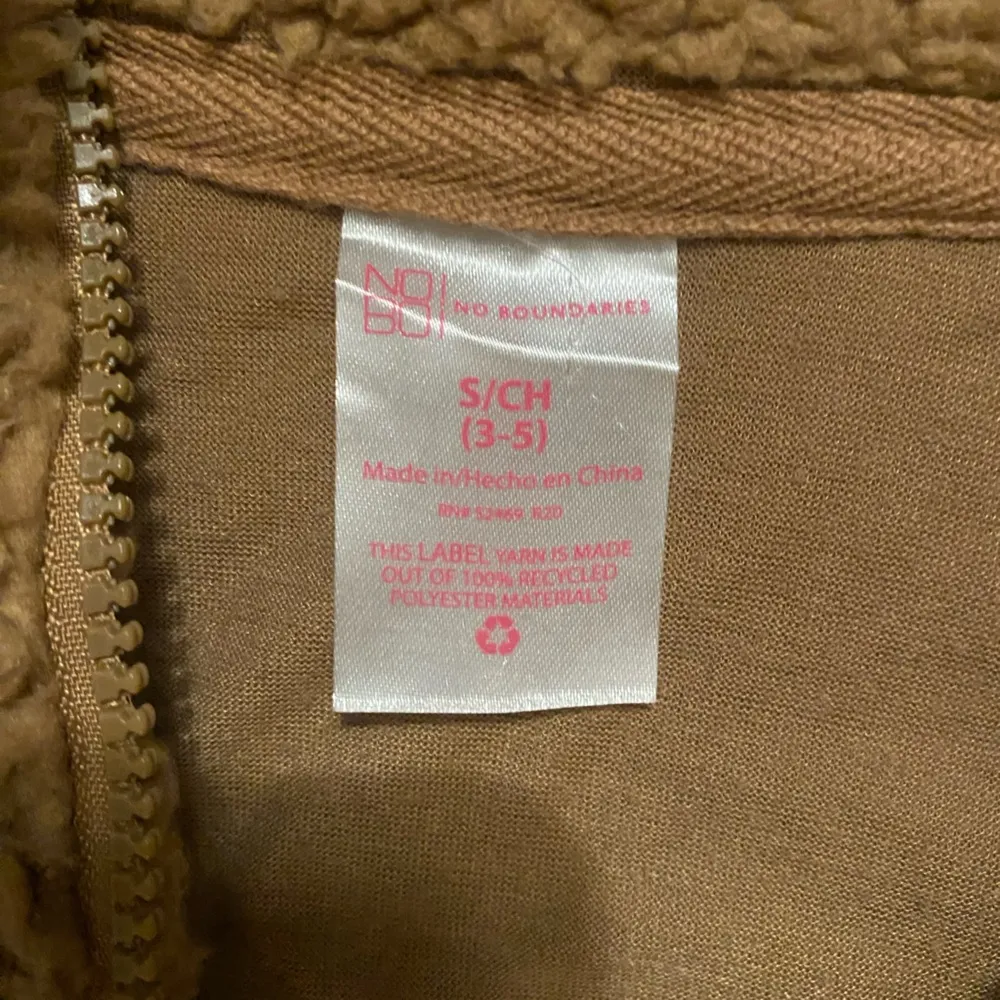 Juniors Full Zip Faux Sherpa Jacket - Image 12