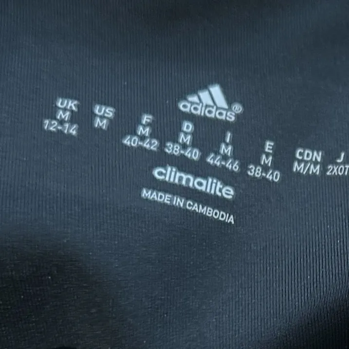 Adidas Climalite Womens Black Capri Athletic Pants Performance Sz M - Image 6