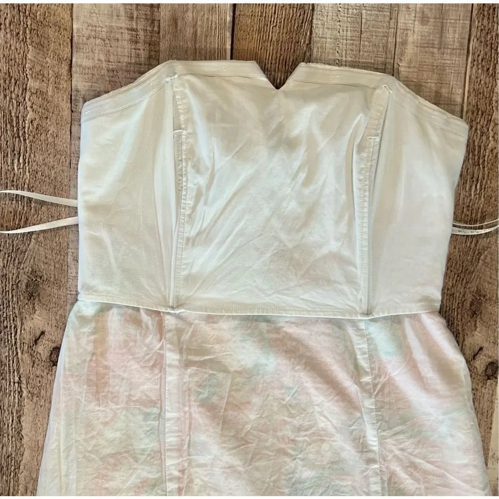 Lilly Pulitzer 78400 The Bowen Dress Strapless‎ Lace Down by the Docks sz 6 - Image 11