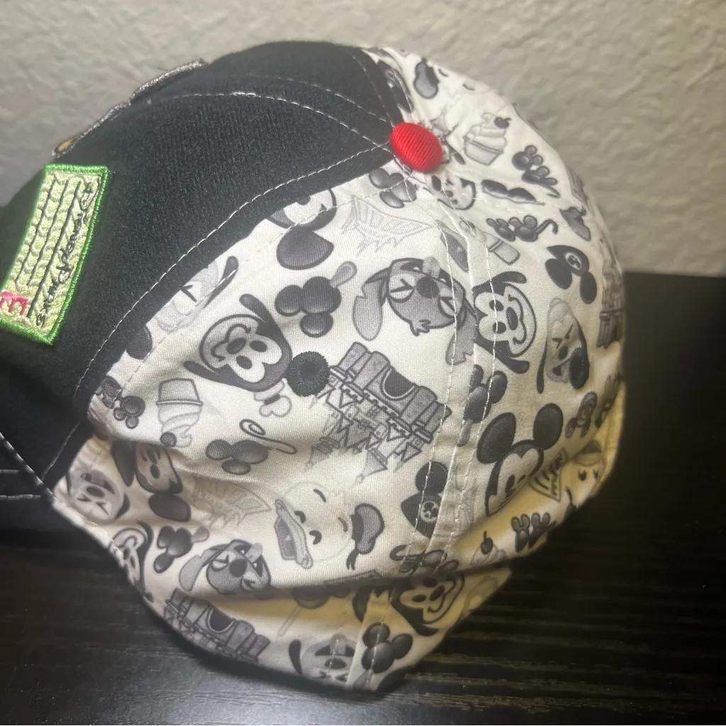 Disney Parks Emoji Patch‎ Baseball Cap Adjustable Hat Minnie Mickey Stitch Pluto - Image 6