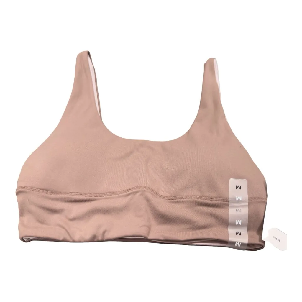NWT COTTON ON Women's Ultra Soft Reversible Vestlette Top Bra Medium Taupe - Image 4