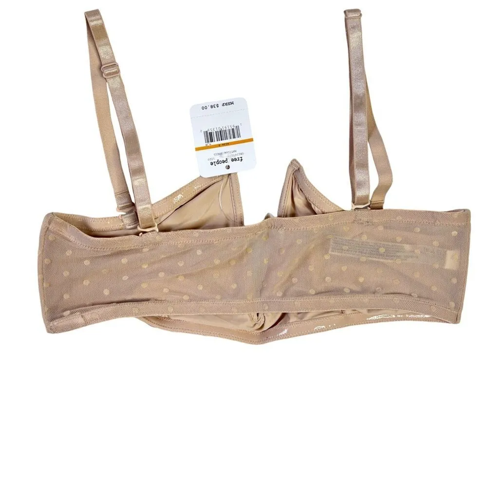 Free People Intimately Sierra Split Neck Bandeau in Antique Shell - Image 5