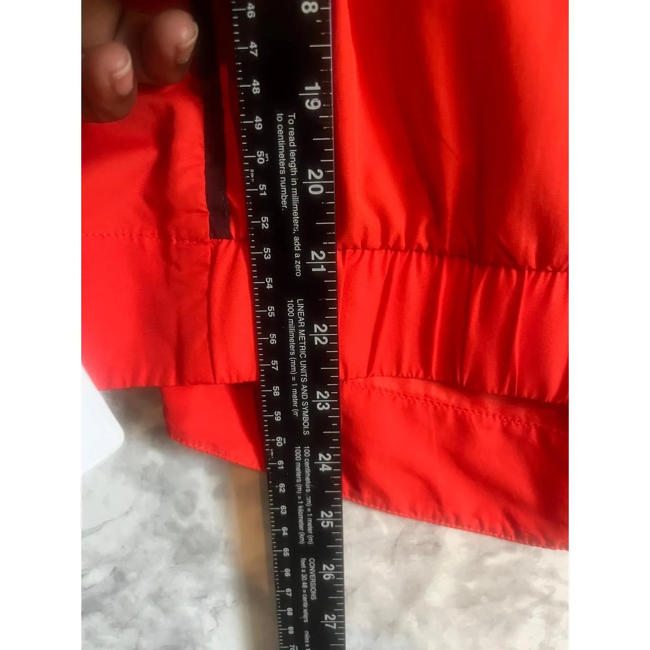 NNike Lightweight Red Burgundy Sportswear Windrunner Hooded Zip‎ Up Jacket M - Image 11