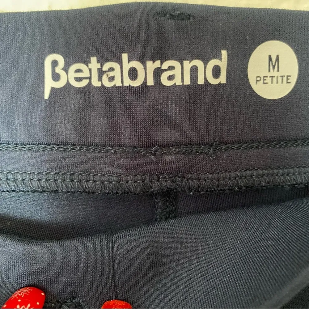 Betabrand Dress Pant Yoga Pants Bootcut Size Medium Petite Short Navy Blue - Image 4