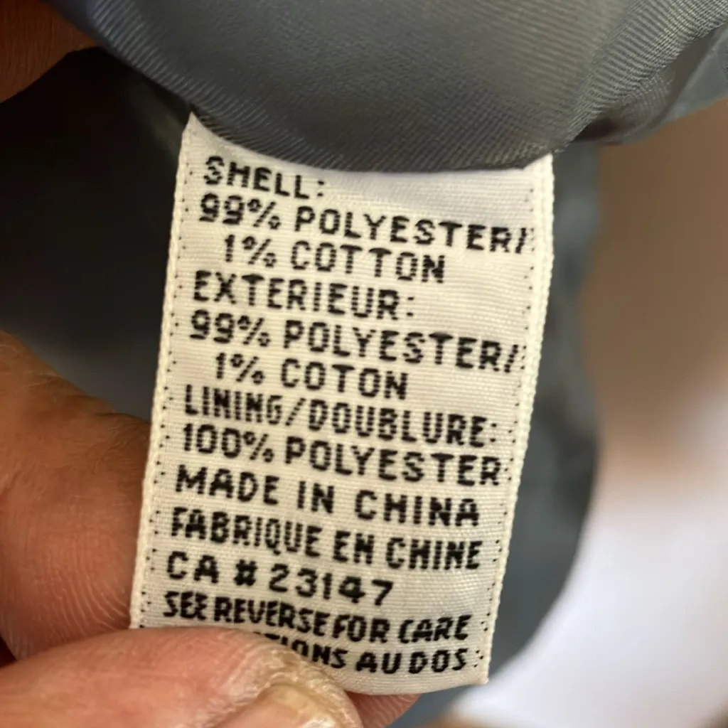 Talbots Elegant Gray Blazer 8 petite - Image 3