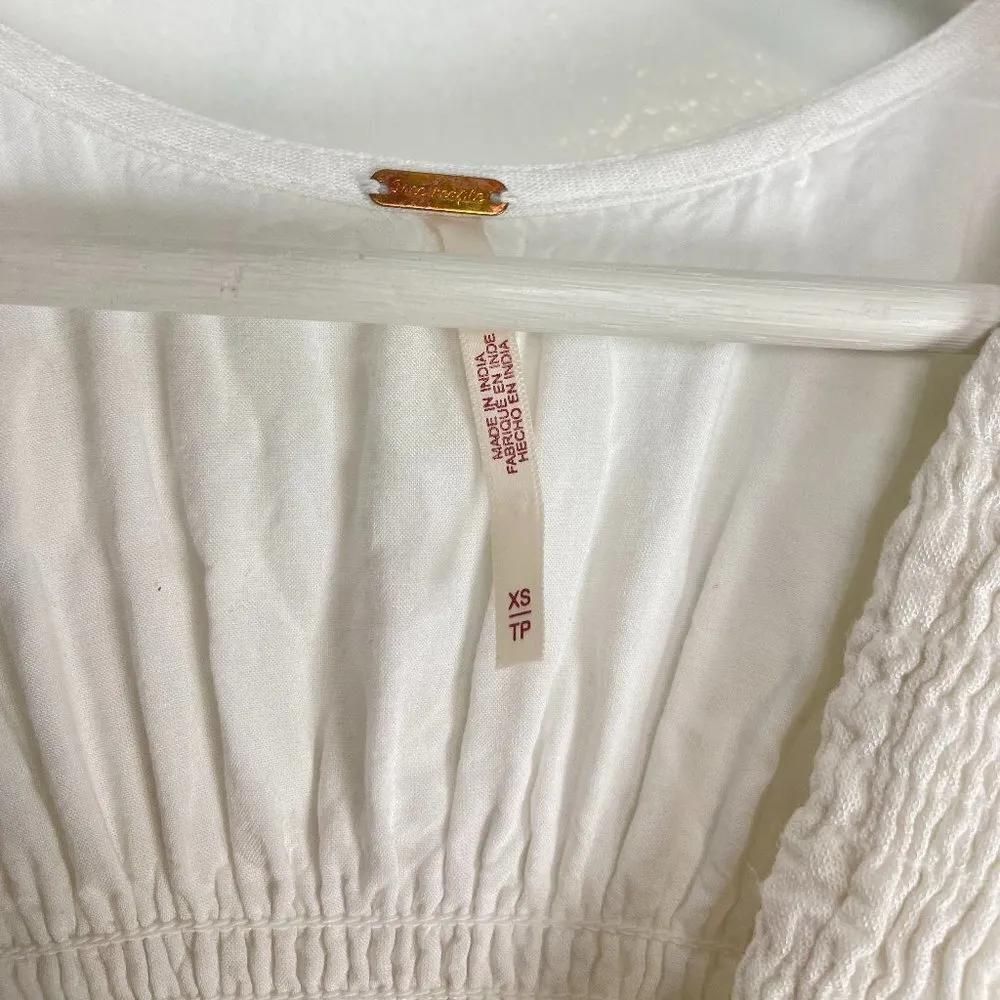 FREE PEOPLE String of Hearts Cutout Maxi Dress in White Size X-Small - Image 8